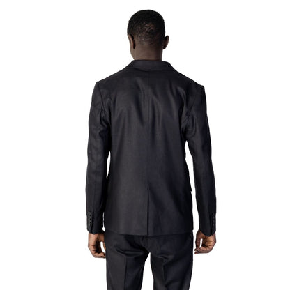 Antony Morato Black Linen Suit Jacket