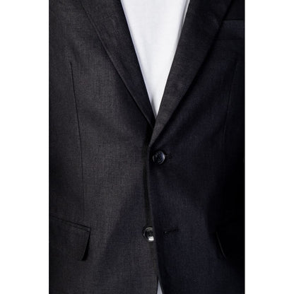 Antony Morato Black Linen Suit Jacket