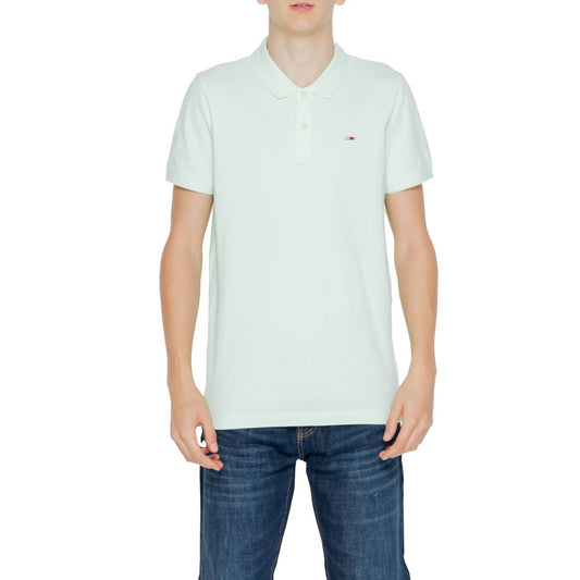 Green Cotton Polo Shirt