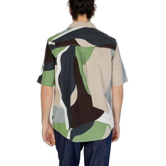 Green Cotton Shortsleeve Shirt