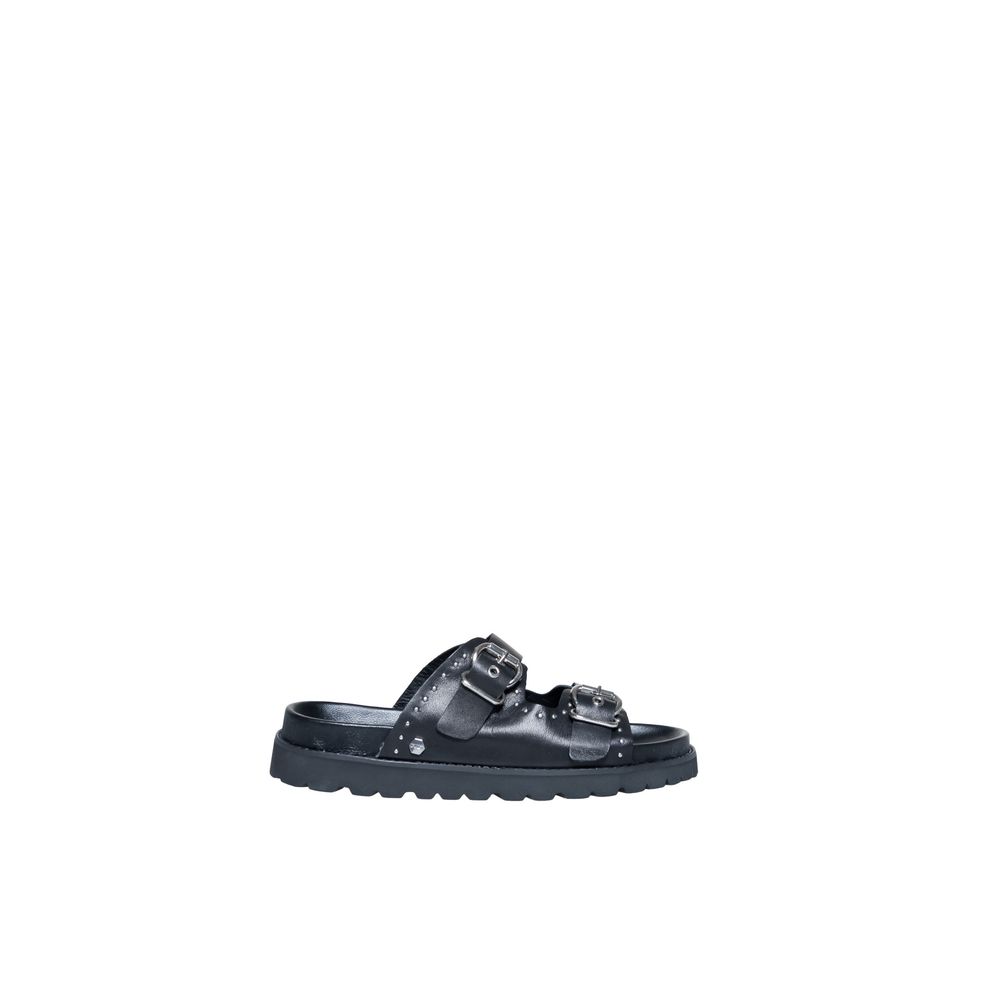 Black Leather Sandal