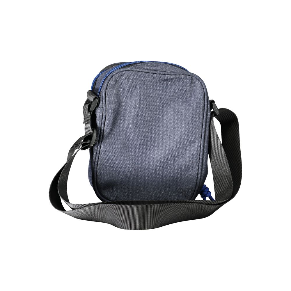 Blue Polyester Shoulder Bag