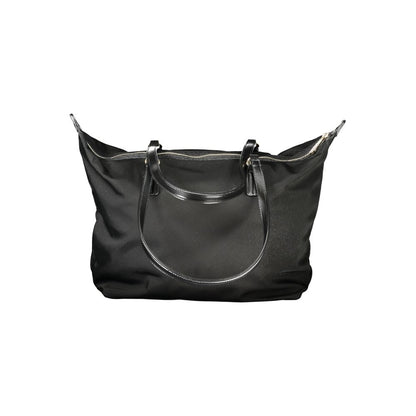 Black Polyester Handbag