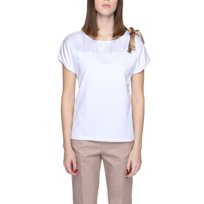 White Cotton Tops & T-Shirt