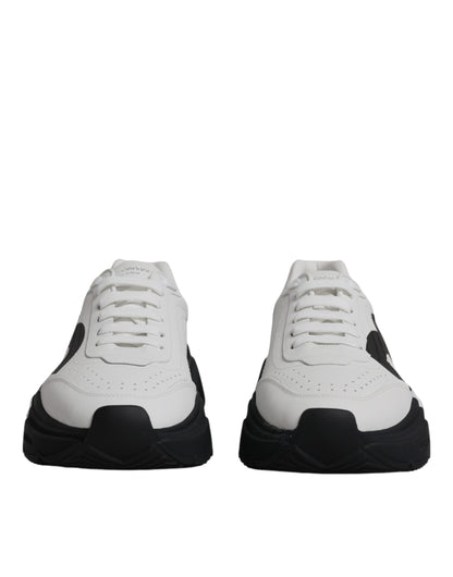 White Black DAYMASTER Leather Shoes