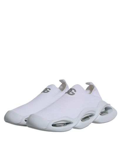 White Slip On Wave Low Top Men Sneakers Shoes