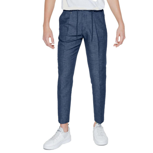 Blue Cotton Jeans & Pant