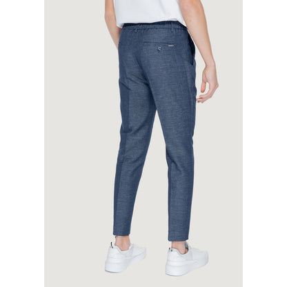 Blue Cotton Jeans & Pant