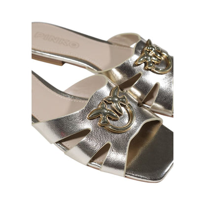 Gold Leather Sandal