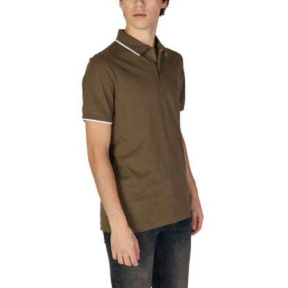 Green Cotton Polo Shirt