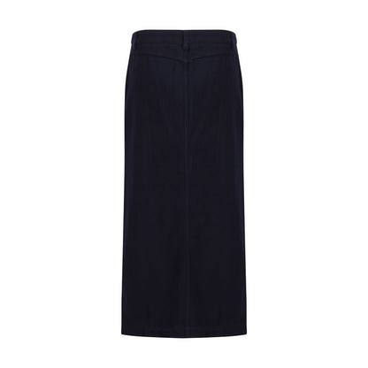 Blue Cotton Skirt