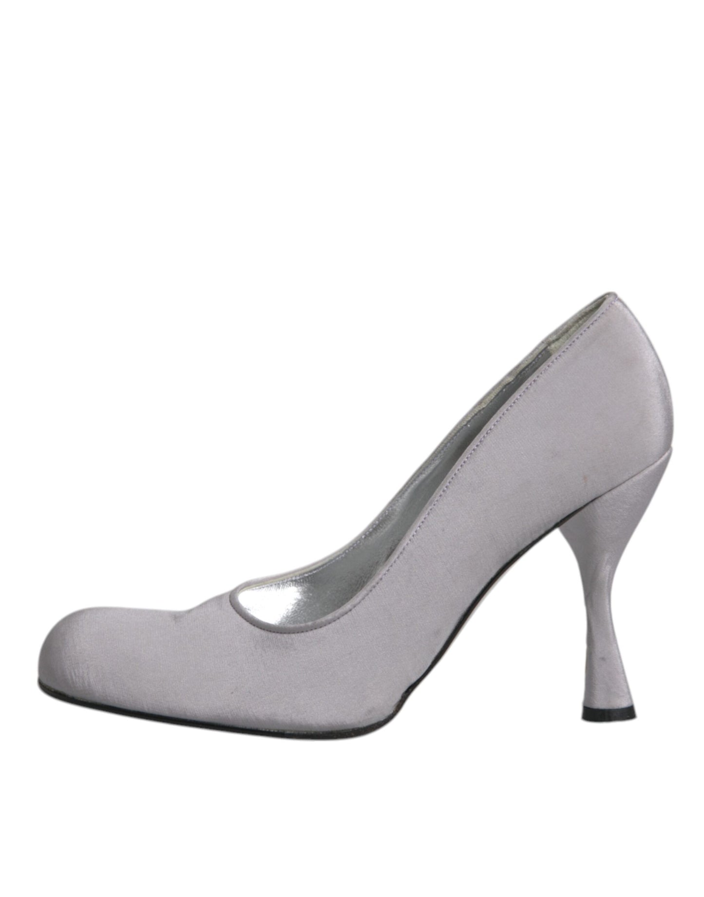 Gray Suede Leather High Heel Pumps Shoes