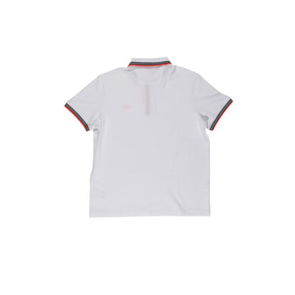 White Cotton Polo Shirt