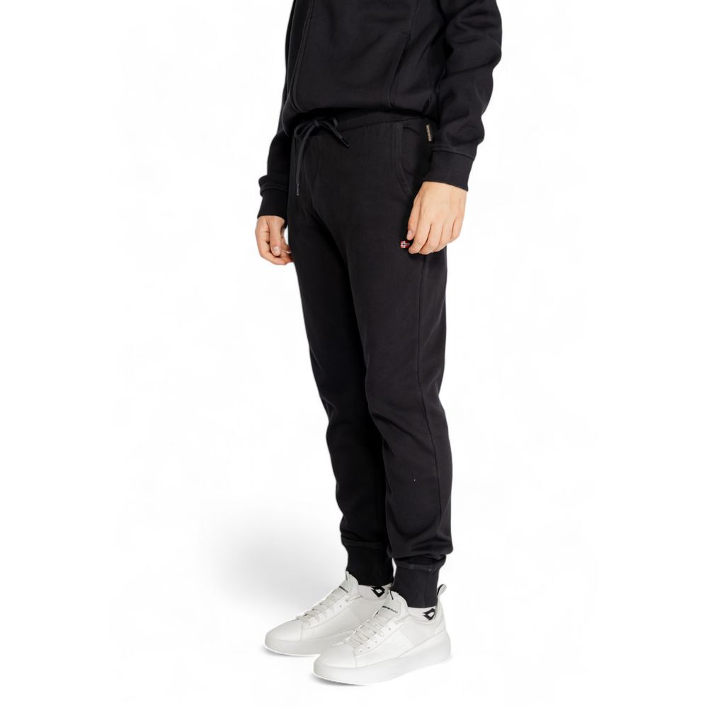 Black Cotton Jeans & Pant