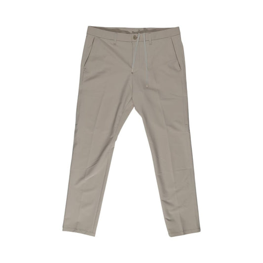 Beige Polyester Jeans & Pant