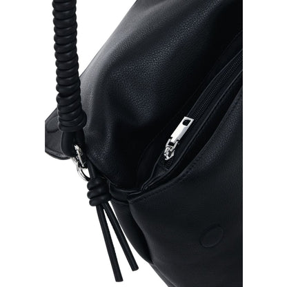 Black Polyethylene Backpack