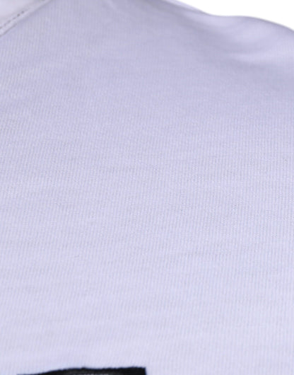 White Devozione Crew Neck Short Sleeve T-shirt