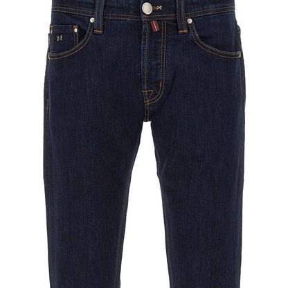 Blue Cotton Jeans & Pant