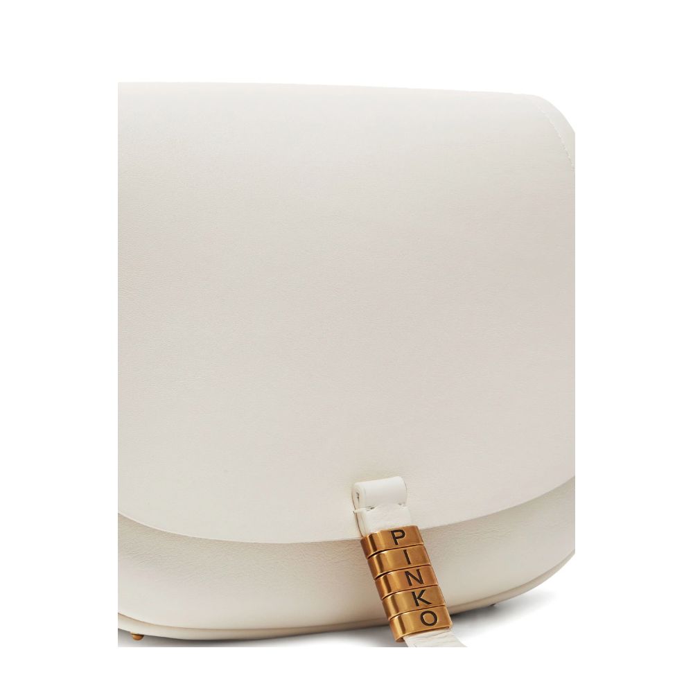 White Leather Women Crossbody Bag