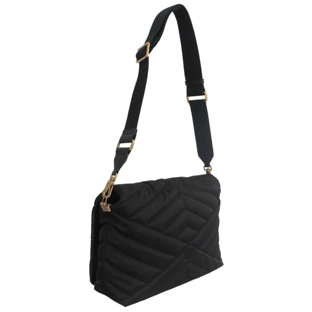 Black Nylon Crossbody Bag