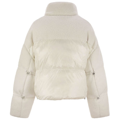 White Nylon Jackets & Coat