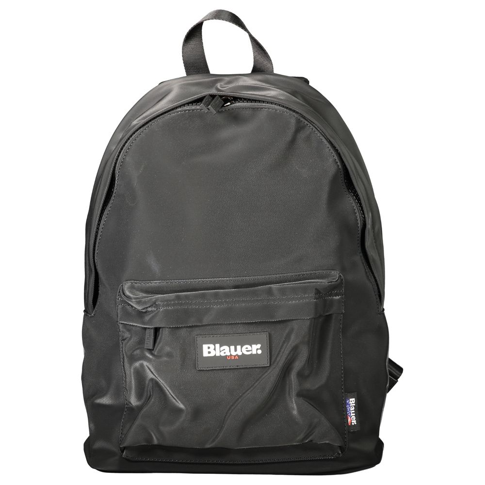 Black Polyester Backpack