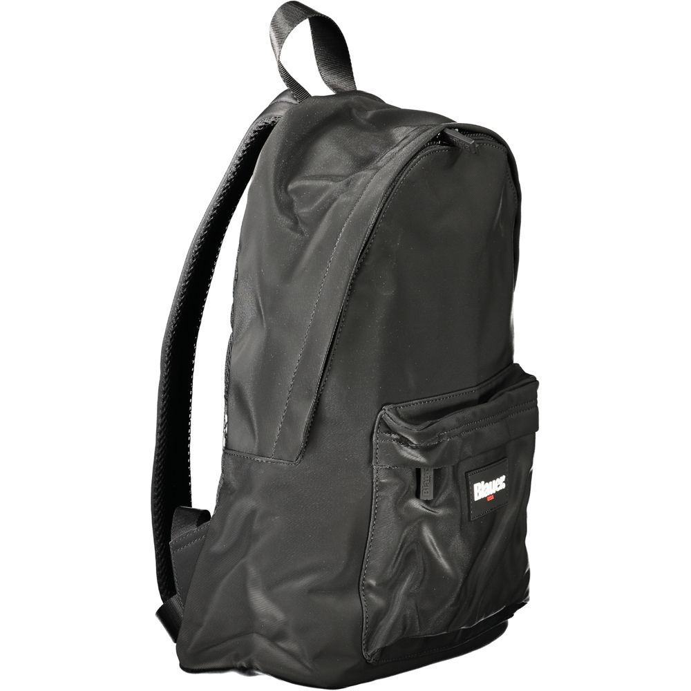 Black Polyester Backpack