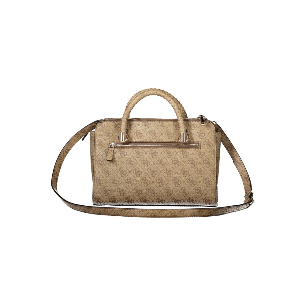 Beige Polyethylene Handbag