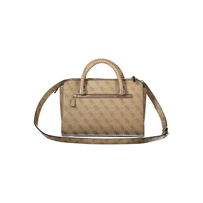 Beige Polyethylene Handbag