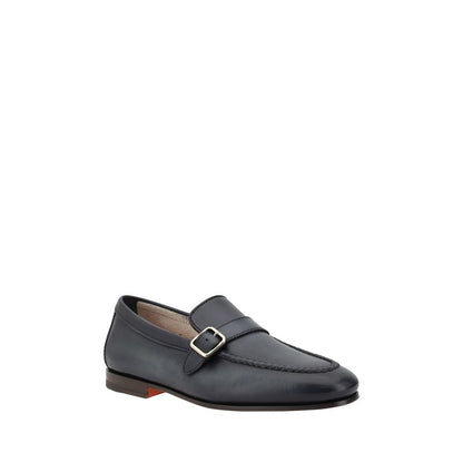 Loafers with a single buckle