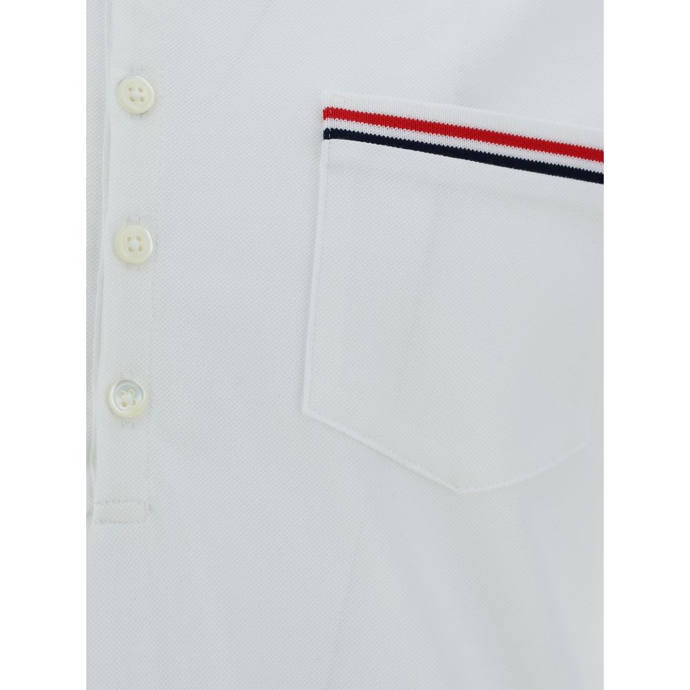 White Cotton Polo Shirt