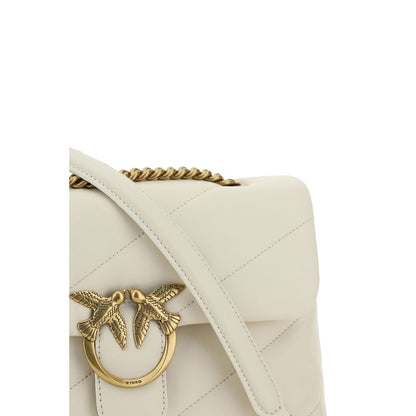 White Calf Leather Bos Taurus Shoulder Bag