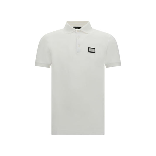 White Cotton Polo Shirt
