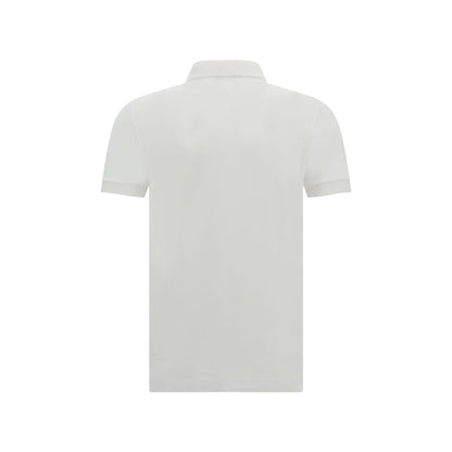 White Cotton Polo Shirt