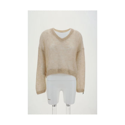 Beige Mohair Sweatshirt