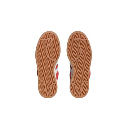 Red Polyethylene Low Top Sneakers