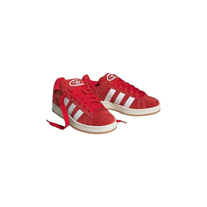Red Polyethylene Low Top Sneakers