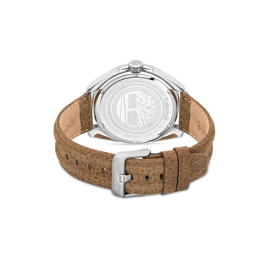 Brown Leather Dress Watch