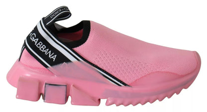 Pink Low Top Sorrento Sneakers Slip On Casual Shoes