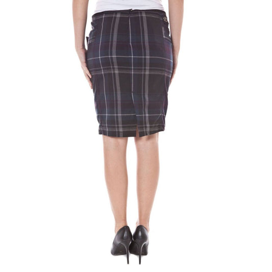 Blu Polyester Women Skirt
