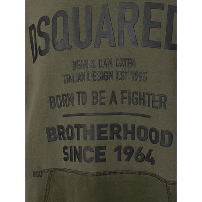 Green Cotton Sweatshirt