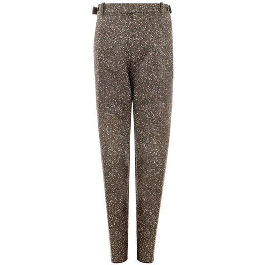 Multicolor Viscose Casual Pants