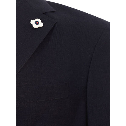 Blue Cotton Blazer