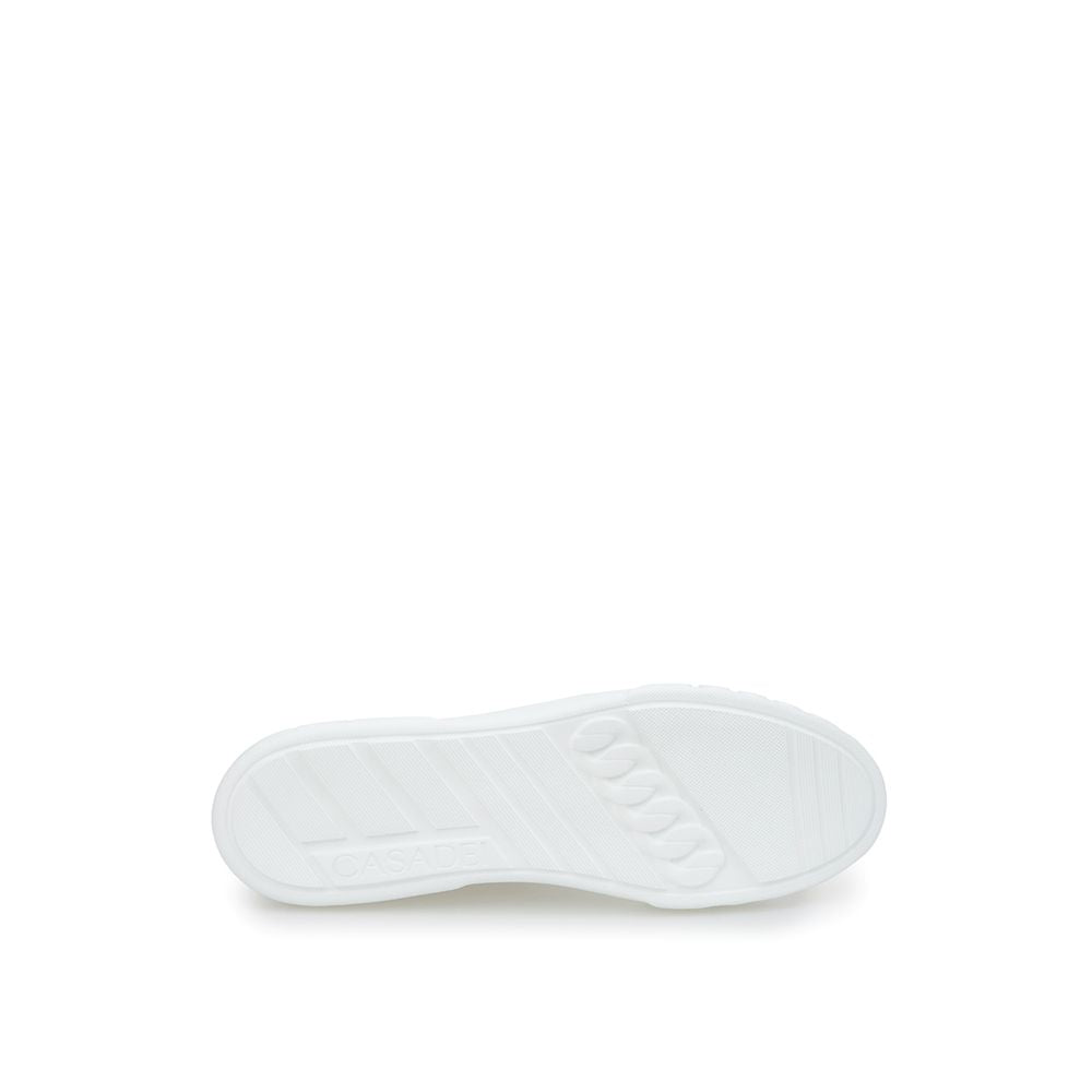 White Leather Athletic Sneakers