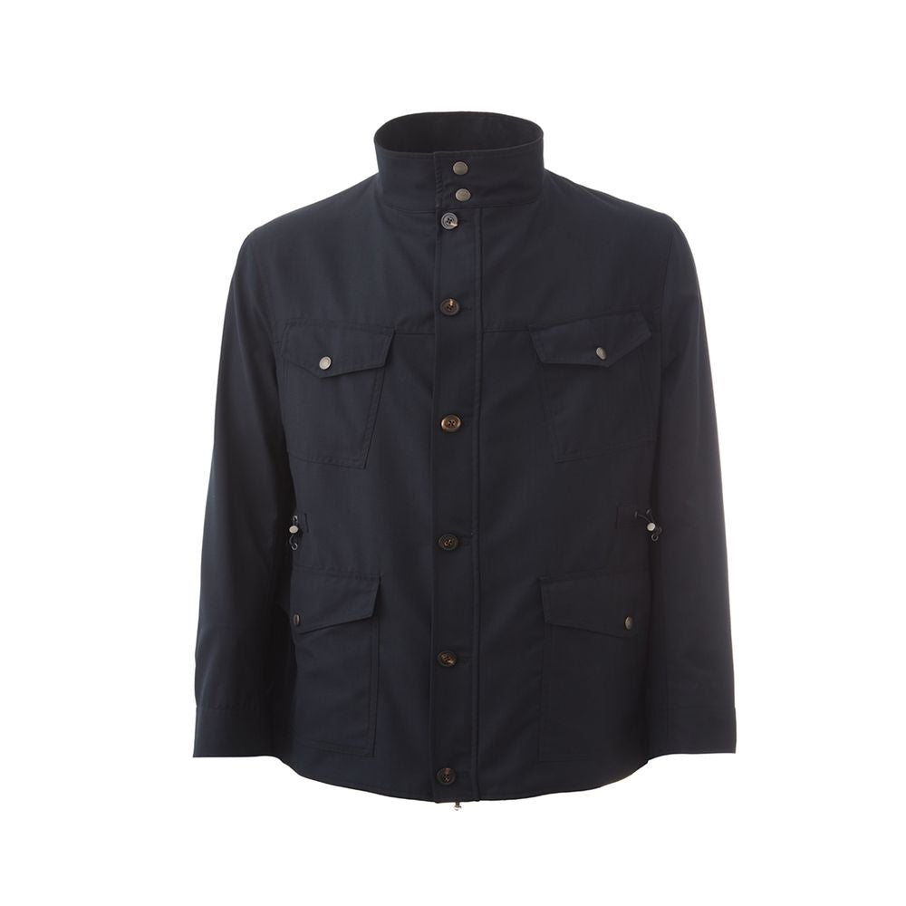 Blue Wool Coat