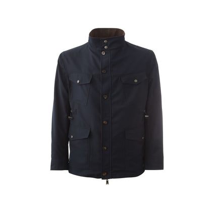 Blue Wool Coat