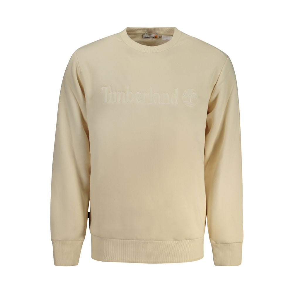 Beige Cotton Men's Sweatshirt