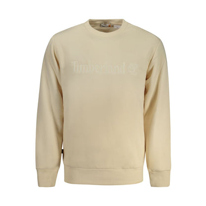 Beige Cotton Men's Sweatshirt