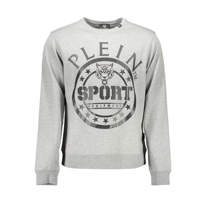 Grigio Cotton Men Sweatshirt