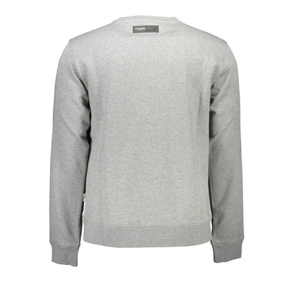 Grigio Cotton Men Sweatshirt